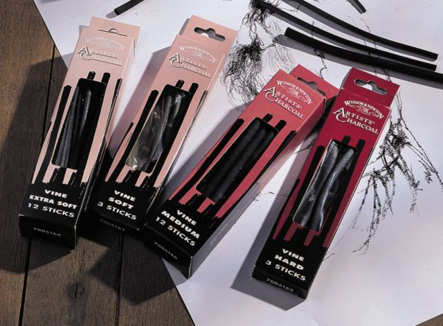 CHARCOAL VINE EXTRA SOFT 3/BOX