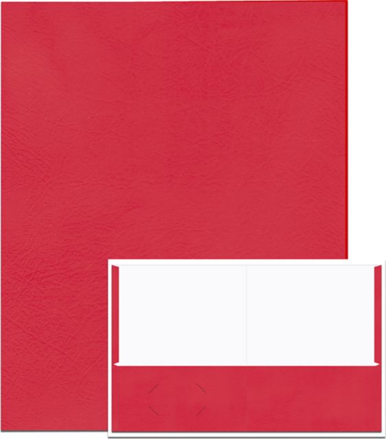 PORTFOL 2PKT LTHRETTE RED